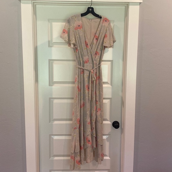 2/$35 Rachel Roy// faux wrap dress, size 8 - Picture 1 of 5